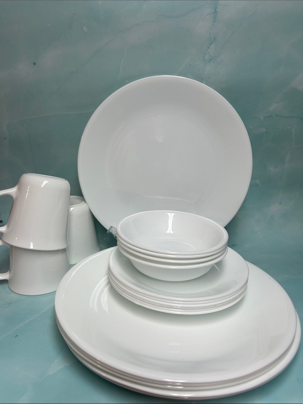 WINTER FROST by Corelle dinnerware set of 19 pcs